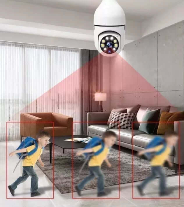 CÂMERA DE SEGURANÇA FULL HD WI-FI-INTELIGENTE 360°