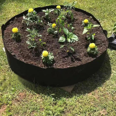 Canteiro Suspenso de Feltro Respirável para Jardim
