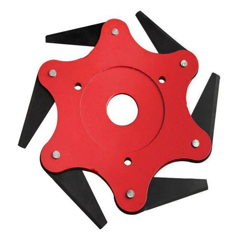 DISCO DE CORTE PARA ROÇADEIRA UNIVERSAL COM 6 LÂMINAS - DISCO PREMIUM