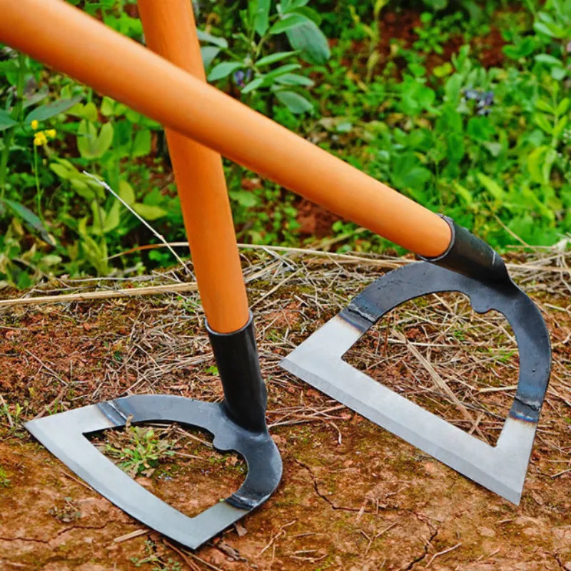ENXADA VAZADA DE JARDINAGEM EM AÇO INOXIDÁVEL
