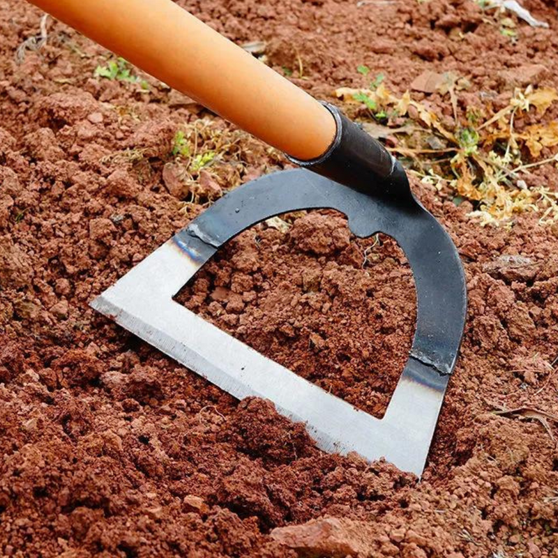 ENXADA VAZADA DE JARDINAGEM EM AÇO INOXIDÁVEL