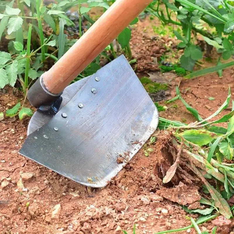 Enxada de Jardinagem Multifuncional em Aço Inoxidável