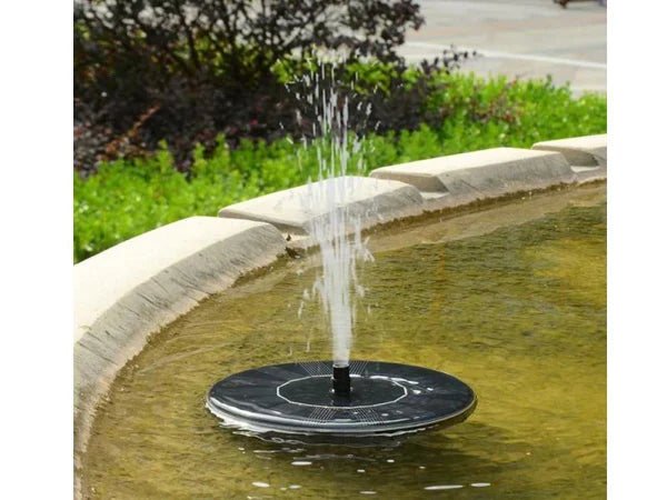 FONTE PARA PÁSSAROS COM PAINEL SOLAR  - DECORAÇÃO PARA JARDIM