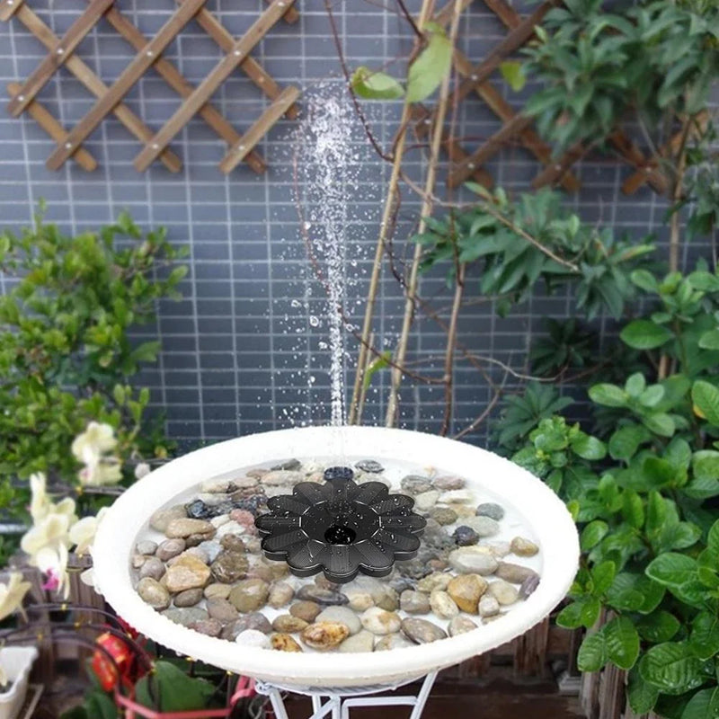 FONTE PARA PÁSSAROS COM PAINEL SOLAR  - DECORAÇÃO PARA JARDIM