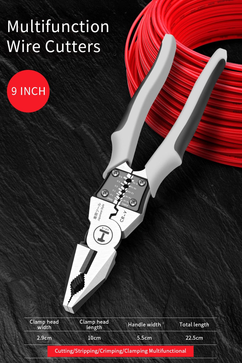 Alicate Universal Corta Tudo Resistente - Fulu