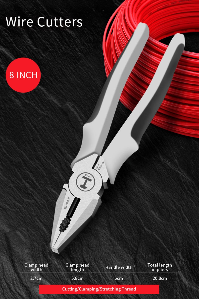 Alicate Universal Corta Tudo Resistente - Fulu