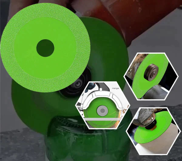 KIT 5 DISCOS DIAMANTADO PARA CORTE E POLIMENTO