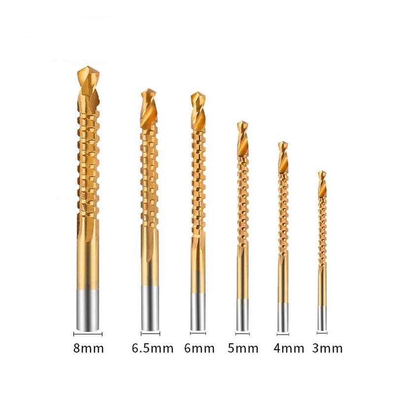 KIT COMPLETO BROCAS DIAMOND 6 PEÇAS