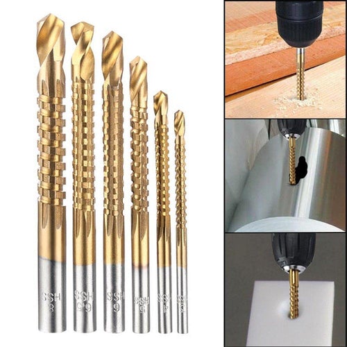 KIT COMPLETO BROCAS DIAMOND 6 PEÇAS
