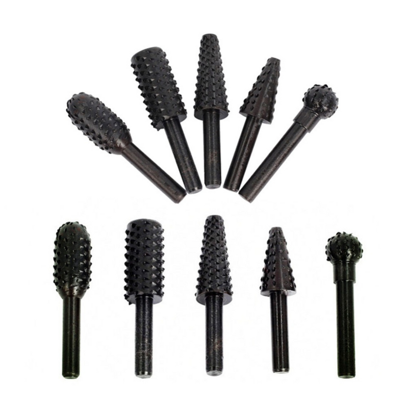 KIT COMPLETO DE BROCAS ROTATIVAS COM 5 PEÇAS Kit Completo Brocas Rotativas 5 Peças