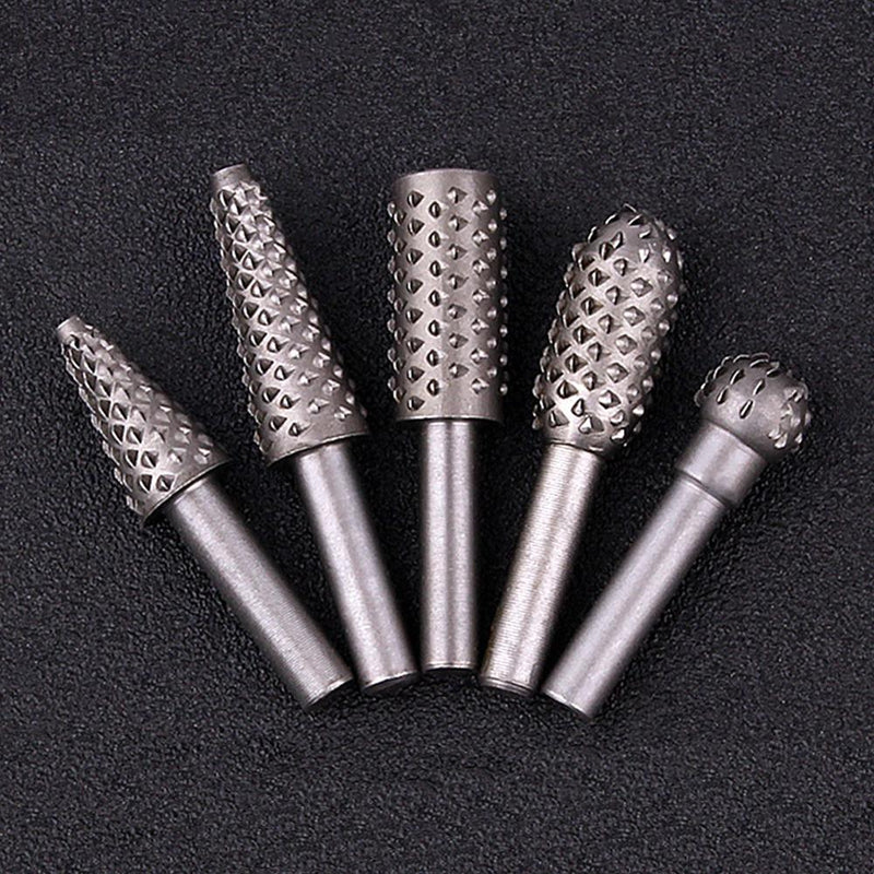 KIT COMPLETO DE BROCAS ROTATIVAS COM 5 PEÇAS Kit Completo Brocas Rotativas 5 Peças