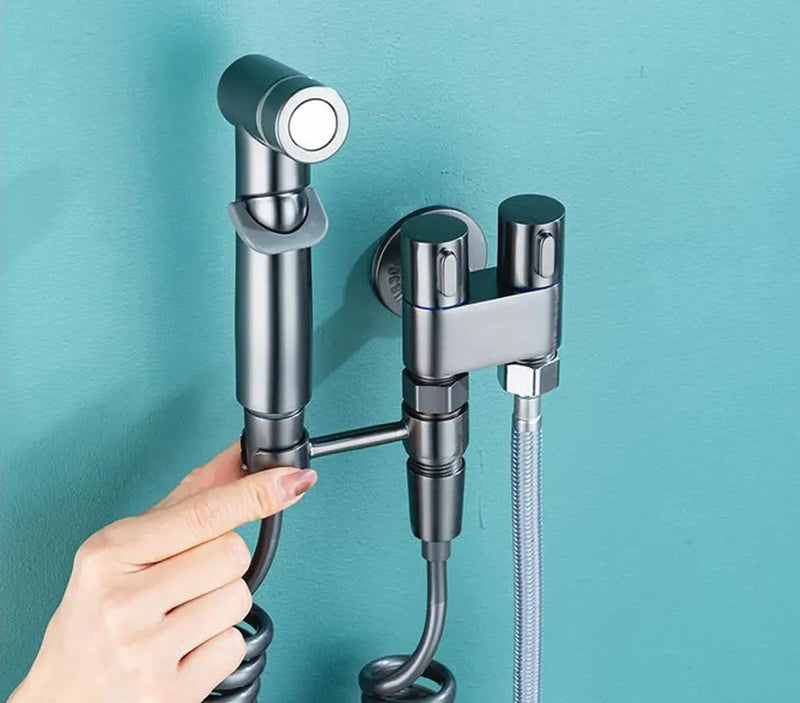 KIT COMPLETA DUCHA HIGIÊNICA COM DERIVAÇÃO PARA CAIXA ACOPLADA