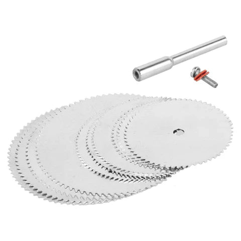 KIT COM 10 MINI SERRA DISCO DE CORTE