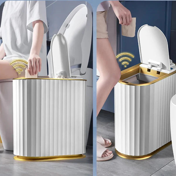 Lixeira Automática Impermeável com Aromaterapia | WaveBin