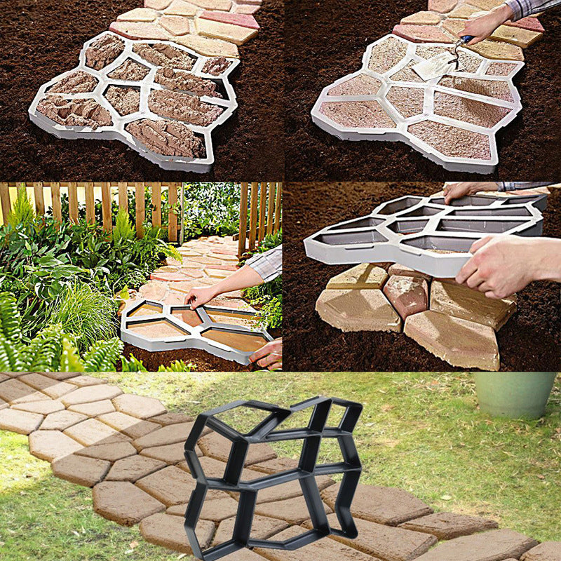 MOLDE FORMA DE PISO PARA DECORAÇÃO DE JARDIM
