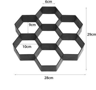 MOLDE FORMA DE PISO PARA DECORAÇÃO DE JARDIM