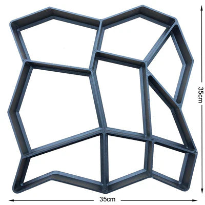 MOLDE FORMA DE PISO PARA DECORAÇÃO DE JARDIM