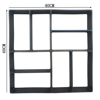 MOLDE FORMA DE PISO PARA DECORAÇÃO DE JARDIM