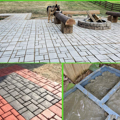 Molde de Concreto de Pavimentação para Jardim