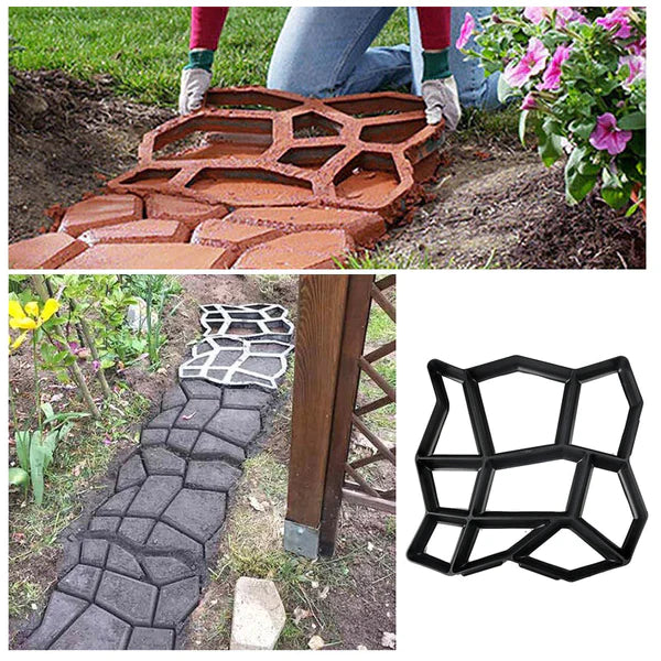 Molde de Concreto de Pavimentação para Jardim