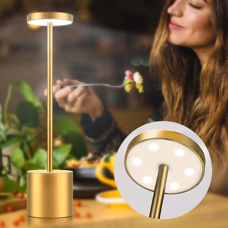 Luminária de Mesa e Abajur Móvel - TouchFulu