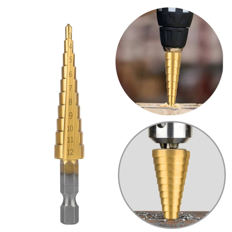 Conjunto de Brocas Titanium 3pçs 12mm / 412mm / 420mm - Fulu