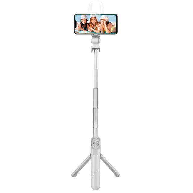 TRIPÉ PARA CELULAR FULL LIGHT - BLUETOOTH, LUZ E CONTROLE REMOTO