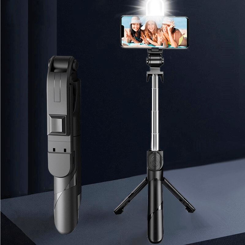 TRIPÉ PARA CELULAR FULL LIGHT - BLUETOOTH, LUZ E CONTROLE REMOTO