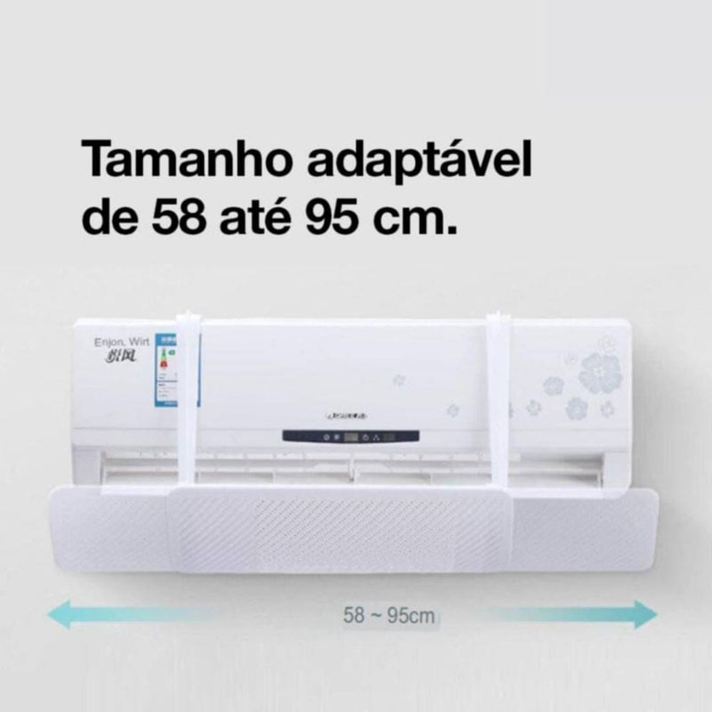 Defletor de Ar-condicionado Regulável e Ajustável