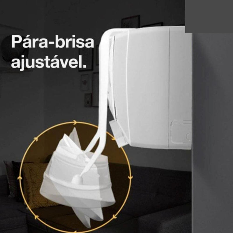 Defletor de Ar-condicionado Regulável e Ajustável