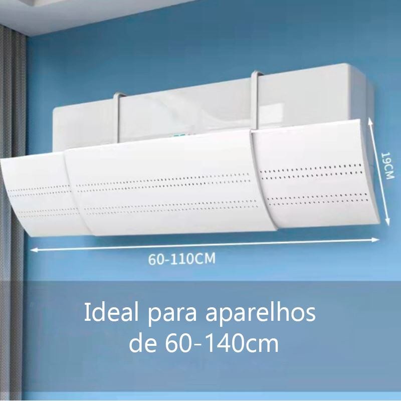 Defletor de Ar-condicionado Regulável e Ajustável