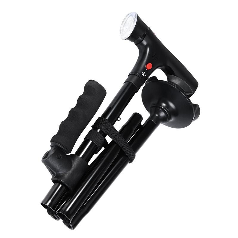 BENGALA SUPER MULTIFUNCIONAL, LUZ LED E ALARME