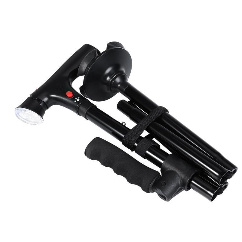 BENGALA SUPER MULTIFUNCIONAL, LUZ LED E ALARME