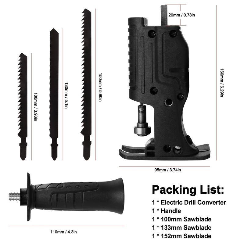 Adaptador de Serra para Furadeira e Parafusadeira Fulu