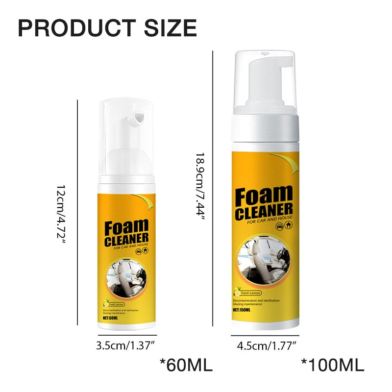 Espuma Mágica Limpeza Pesada - FoamCleaner Fulu